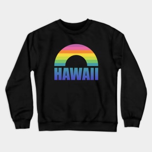 Hawaii Rainbow Crewneck Sweatshirt